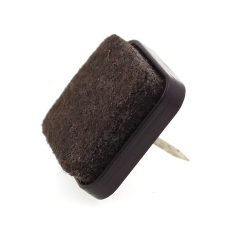 25mm Felt Backed Nail In Wooden Table & Chair Leg Pads Glides